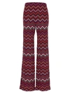 Missoni Chevron Knit Flare Pull-on Trousers