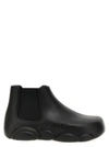 MOSCHINO GUMMY BOOTS, ANKLE BOOTS BLACK