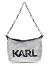 Karl Lagerfeld K/evening Shoulder Bags Silver