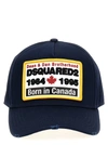 DSQUARED2 LOGO CAP HATS BLUE