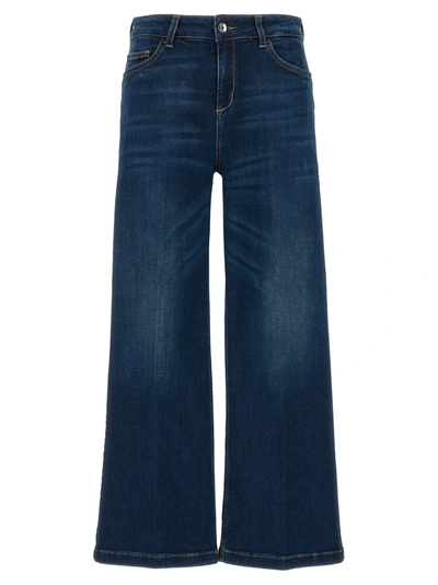 Liu •jo Parfait Cropped Jeans Blue