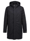 Moorer Smooth Medium Hooded Parka With Adjustable Cuffs