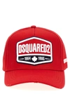 DSQUARED2 LOGO CAP HATS RED