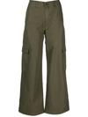 Levi's Mid-rise Cotton Cargo Pants In Green