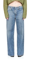 AGOLDE LEX NO WAISTBAND LOW SLUNG BAGGY JEANS