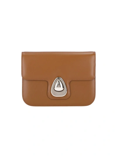 Apc Small Shoulder Bag In Brown