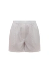 Kenzo Broderie Anglaise Cotton Shorts In White