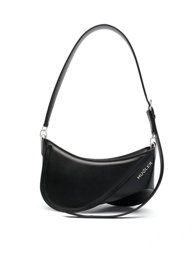 Mugler Shoulder Bag Bags In Black