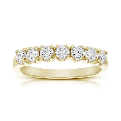 Vir Jewels 1 Cttw Diamond Wedding Band Prong Set 10k Yellow Gold In Silver