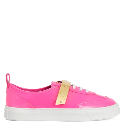 Giuseppe Zanotti Zenas Low-top Trainers In Pink