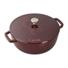 Staub 3.75qt Essential French Oven Rooster Lid In Black