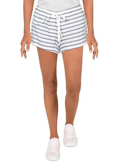 Solid & Striped Womens Striped Short Casual Shorts In Blue