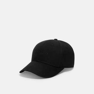 Coach Outlet Baseball Hat With Embroidery In Black