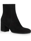 La Canadienne Joanie Suede Booties In Black