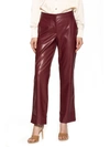 Alexia Admor Faux Leather Pants In Red