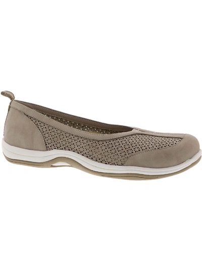 Easy Street Stern Womens Faux Leather Lifestyle Slip-on Sneakers In Grey