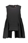 Comme Des Garçons Sleeveless Top In Blk