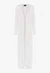 Tom Ford Cashmere And Silk Maxi Cardigan In White