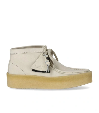 Clarks Wallabee Cup Bt Ice Ankle Boot In White