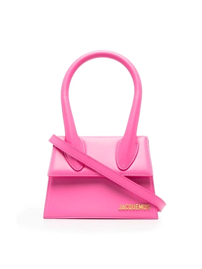 Jacquemus Le Chiquito Moyen Handbag In Pink