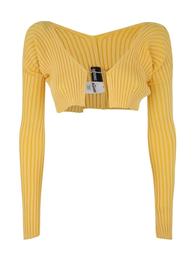 Jacquemus La Maille Pralu In Light Yellow