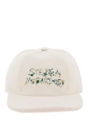 Stella Mccartney White Dandelion Logo Cap In Frost (white)