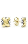 Lagos Embrace Stud Earrings In Metallic