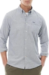 Barbour Turner Microcheck Button-down Shirt In Navy