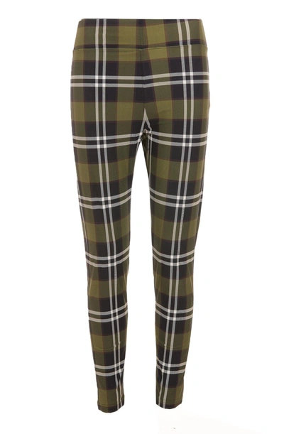 Burberry Vintage Check Stretch Leggings In Multicolor