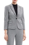 THEORY SHRUNKEN HOUNDSTOOTH BLAZER