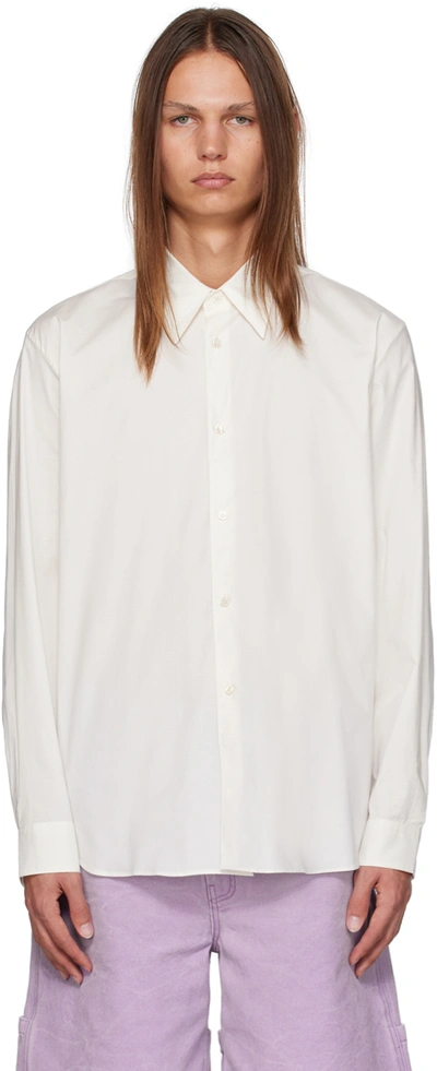 Acne Studios White Button-up Shirt In 100 White