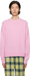 ACNE STUDIOS PINK PATCH SWEATER