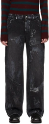 ANDERSSON BELL BLACK COATED JEANS