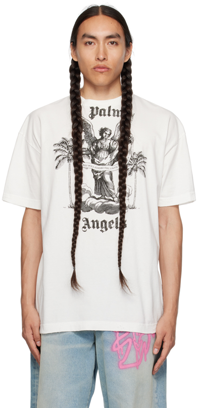 Palm Angels University Logo-print T-shirt In Multi-colored