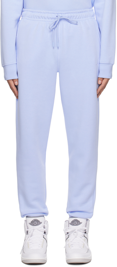 Nike Jordan Men's Essentials Jumpman Fleece Sweatpants In Royal Tint/white