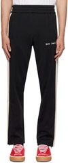Palm Angels Contrast Band Joggers With Track In In Black White