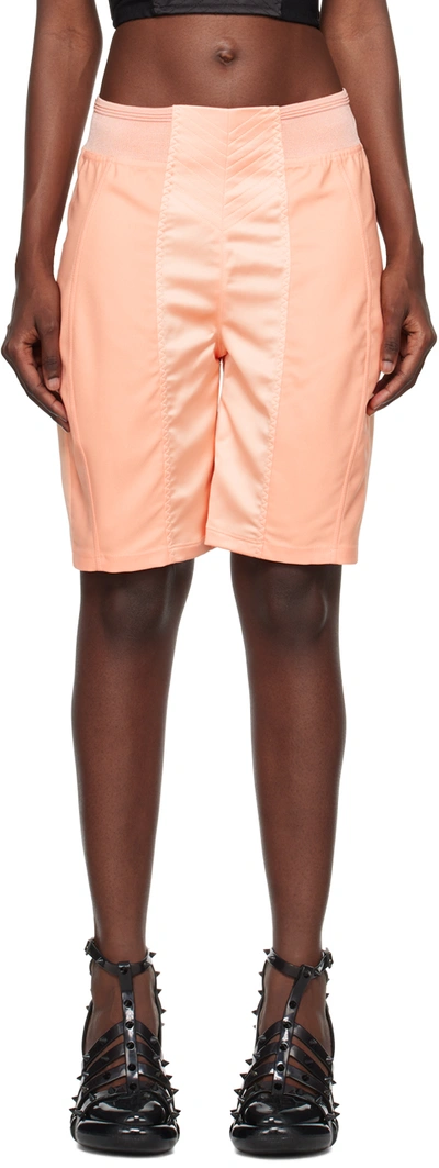 Jean Paul Gaultier Pink 'the Iconic' Shorts In 23-salmon