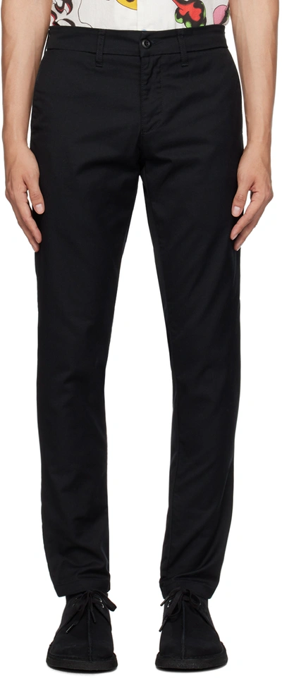 Carhartt Black Sid Trousers In 89 Black