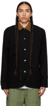 Carhartt Heston Colour Block Jacket In 1oc Black / Discover