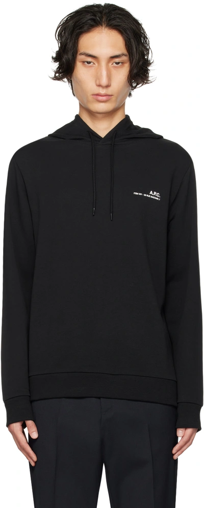 Apc Black Item Hoodie In Lzz Black