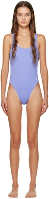 SPORTY AND RICH BLUE CARLA SWIMSUIT