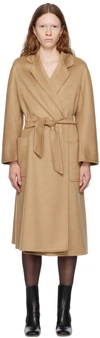Max Mara Ludmilla Belted Cashmere Long Coat In 068 Camel