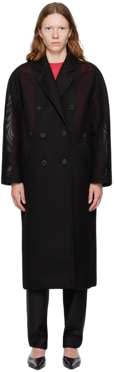 Max Mara Black Madame Coat In 001 Black
