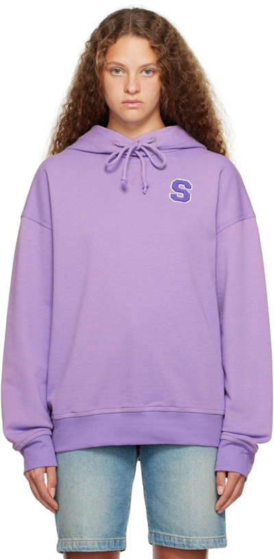 Sportmax Purple Globo Hoodie