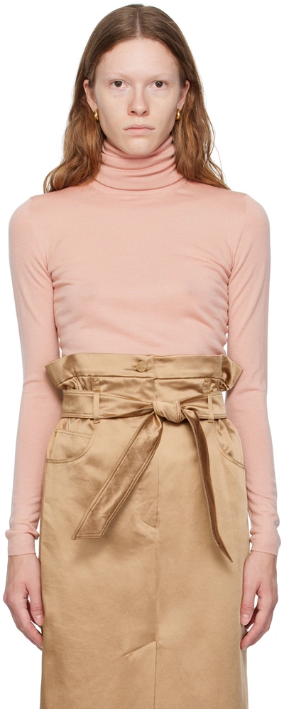 MAX MARA PINK PALOS TURTLENECK