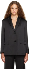 S Max Mara Black Bernini Blazer In 006 Black
