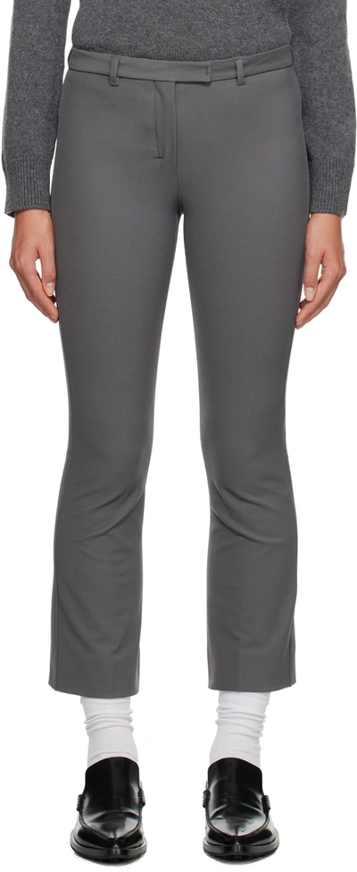 'S MAX MARA GRAY UMANITA TROUSERS