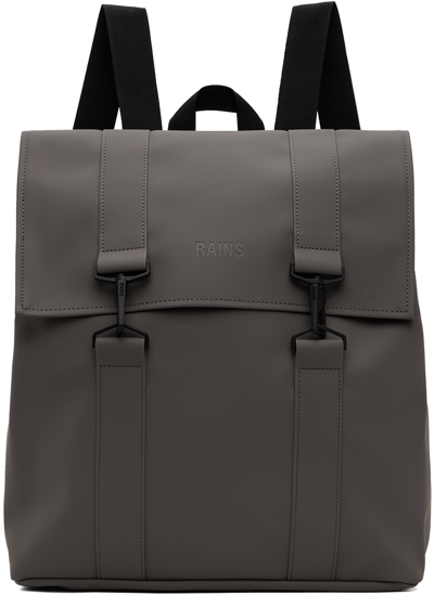 Rains Msn Shell Backpack In Grey