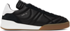 Courrèges Quilted Low Top Sneakers In Black