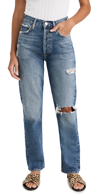 AGOLDE 90'S PINCH WAIST HIGH RISE STRAIGHT JEANS PLAYGROUND